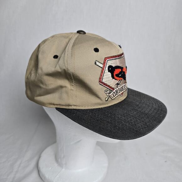 Vintage 90's Baltimore Orioles Starter Hat The Classic Baseball Cap Brown - Picture 6 of 14